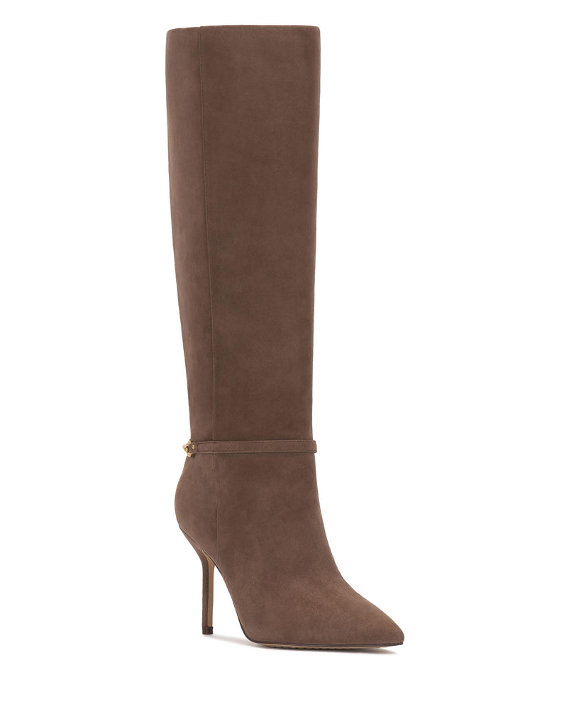 (取寄) ヴィンスカムート レディース  Vince Camuto women Vince Camuto Vilty Straw Vince Camuto MIRTHA TOASTED TAUPE TORANO HIGH SUED – Vince Camuto