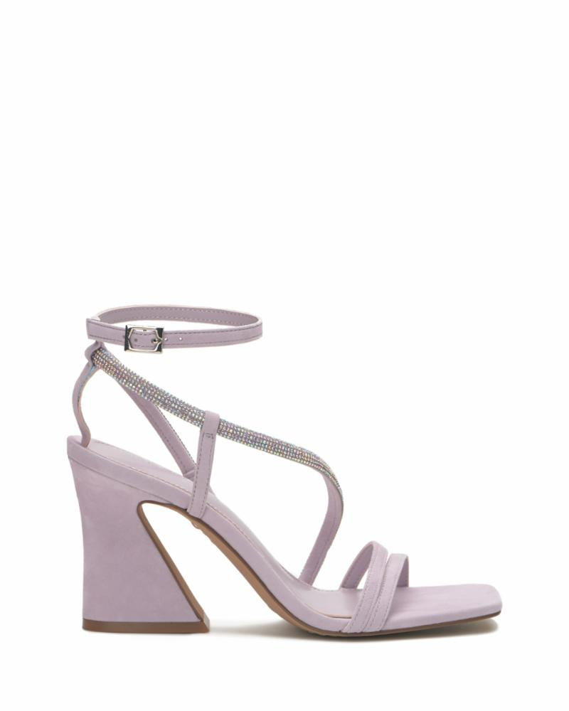 VINCE CAMUTO Women's Carrelen Suede Bow Block Heel Sandals - 100