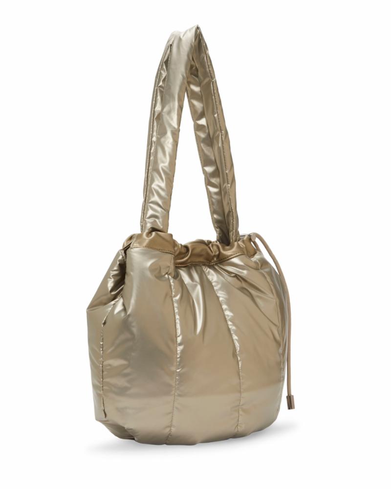 Vince Camuto Handbag SALKI SHOULDER WILD MUSHROOM/HIGH GLOSS NYLON