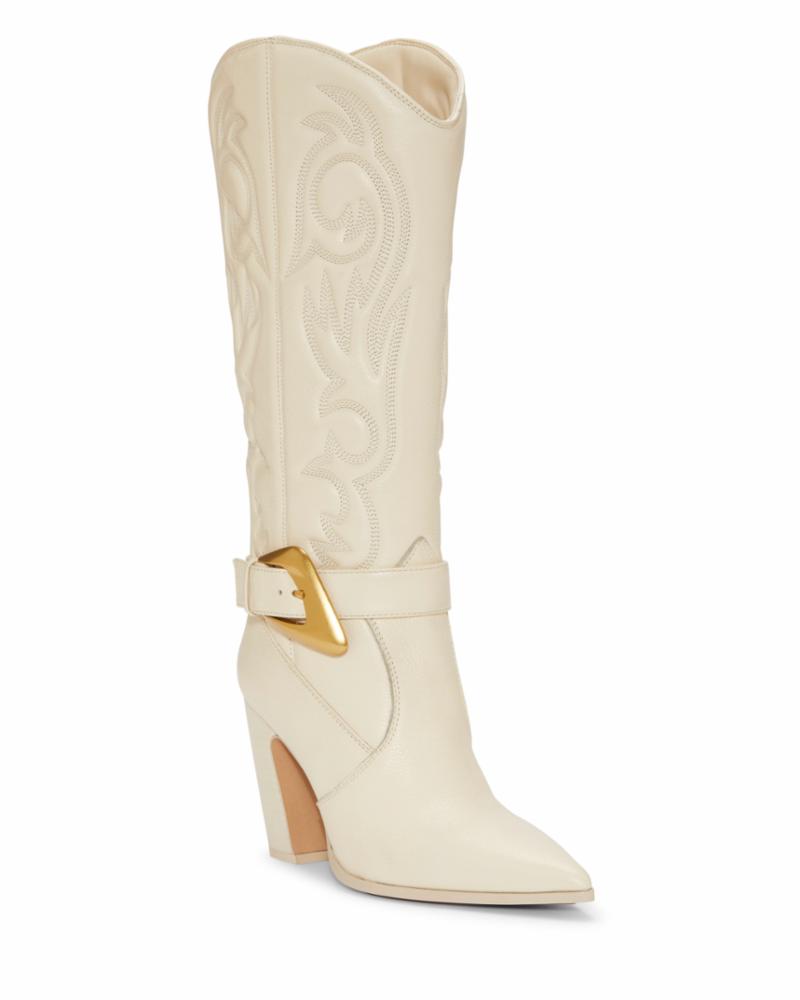 Vince Camuto BIANCAA2 WIDE CALF RICH CREAM/SOFT GRAIN NA