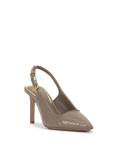 Vince Camuto BRENDIE TAUPE/GLOSSY CROCO PATENT LE