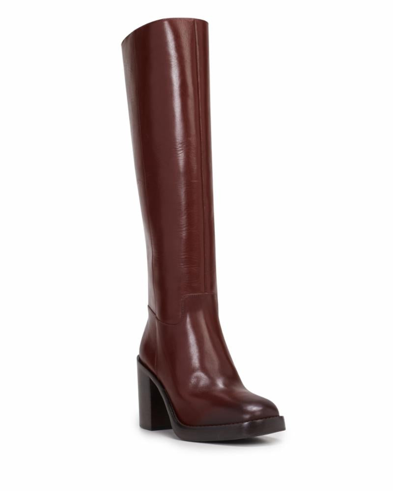 Vince Camuto GIBI2 WIDE CALF CUERO/BURNISHED LEA