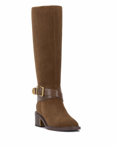 Vince Camuto GINI1 NARROW CALF REISHI/SLKY SUD/BRNS