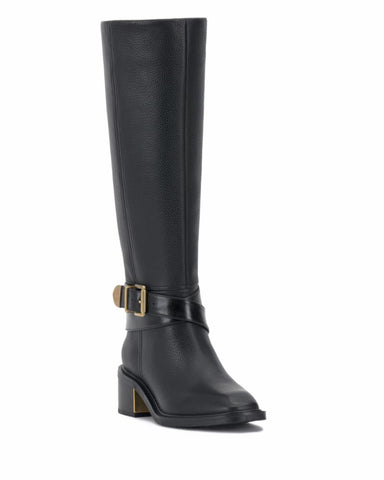 Vince Camuto GINI2 WIDE CALF BLACK/SOFT GRAIN NP