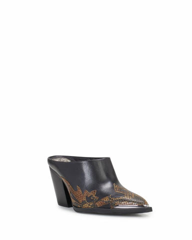 Vince Camuto GRETA BLACK AMBER/SOFT COW NAPPA PIT