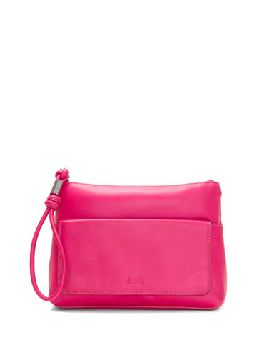 Vince Camuto Handbag LYLIA WRISTLET FESTIVAL FUCHSIA/CL LINING