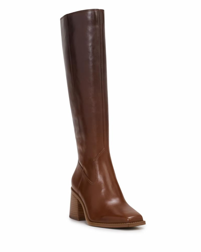 Vince Camuto SANGETI1 NARROW CALF CHOCOLATE FADE/DEGRADE BURNI