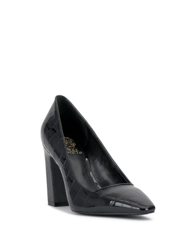 Vince Camuto SIBRINA BLACK/GLOSSY CROCO