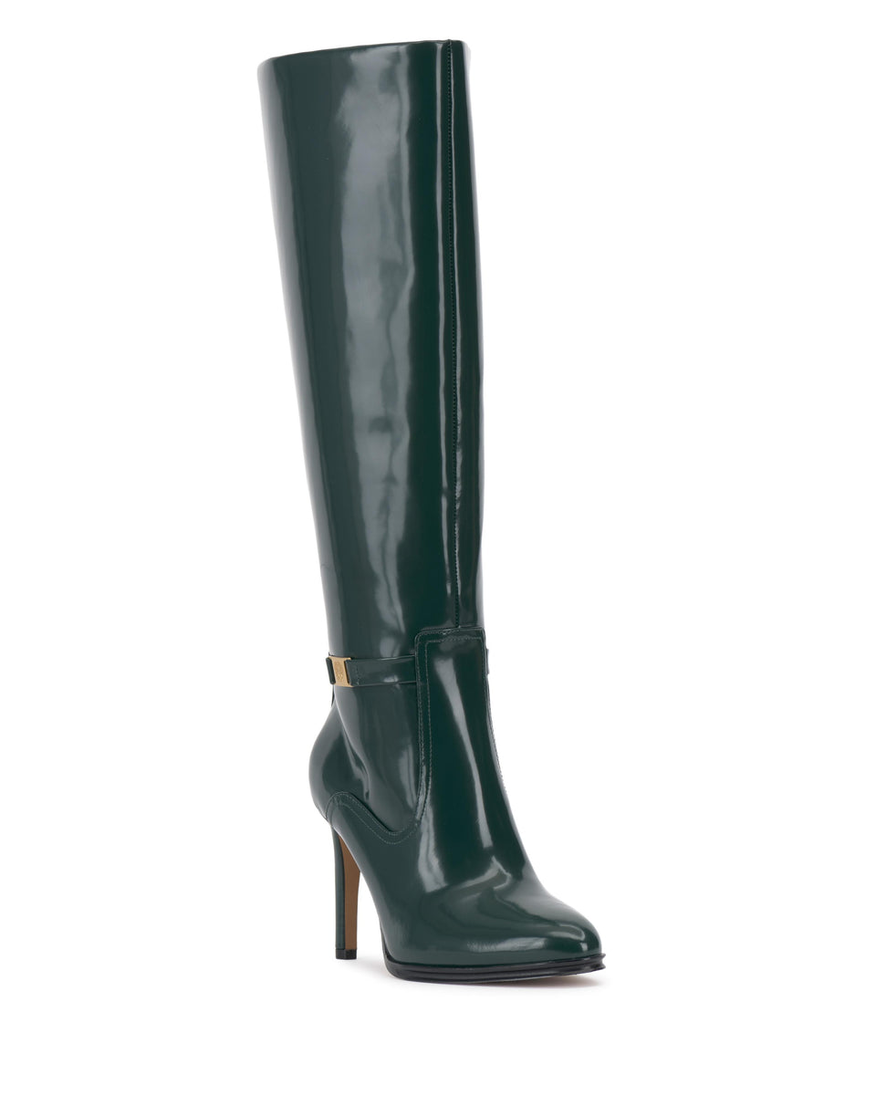 Vince Camuto SKYLIE1 NARROW CALF MALLARD GREEN/POLISHED GLOS