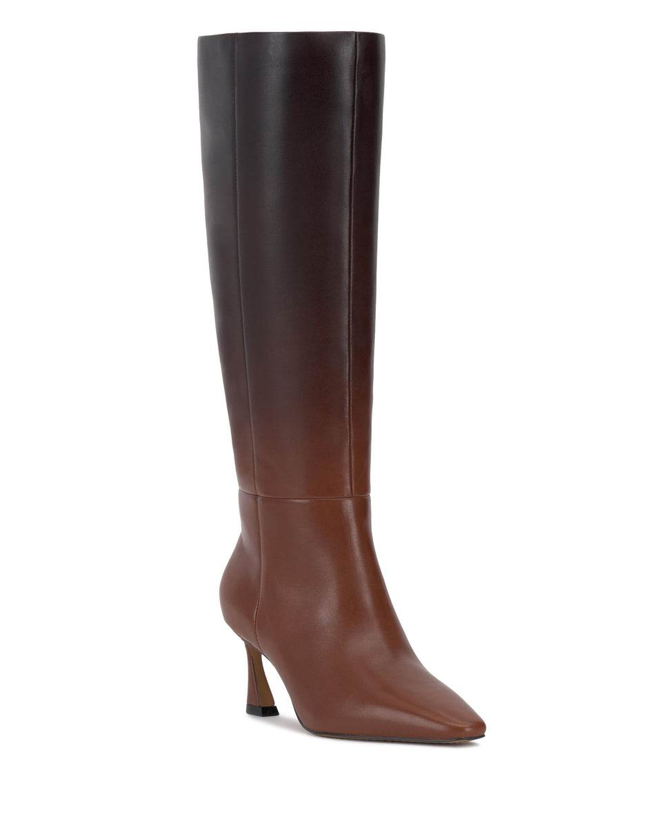 Vince Camuto SUTTON1 NARROW CALF CHOCOLATE FADE/DEGRADE BURNI