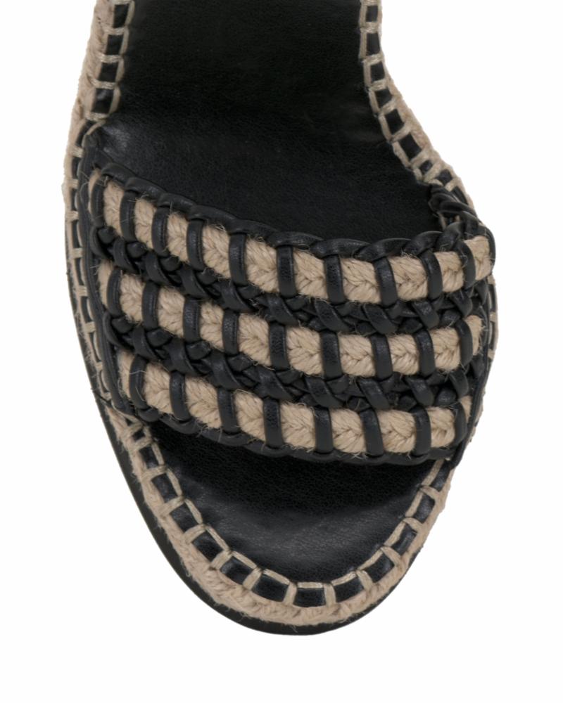 Vince Camuto Baylees Leather Espadrille Wedge Sandal - 20680383